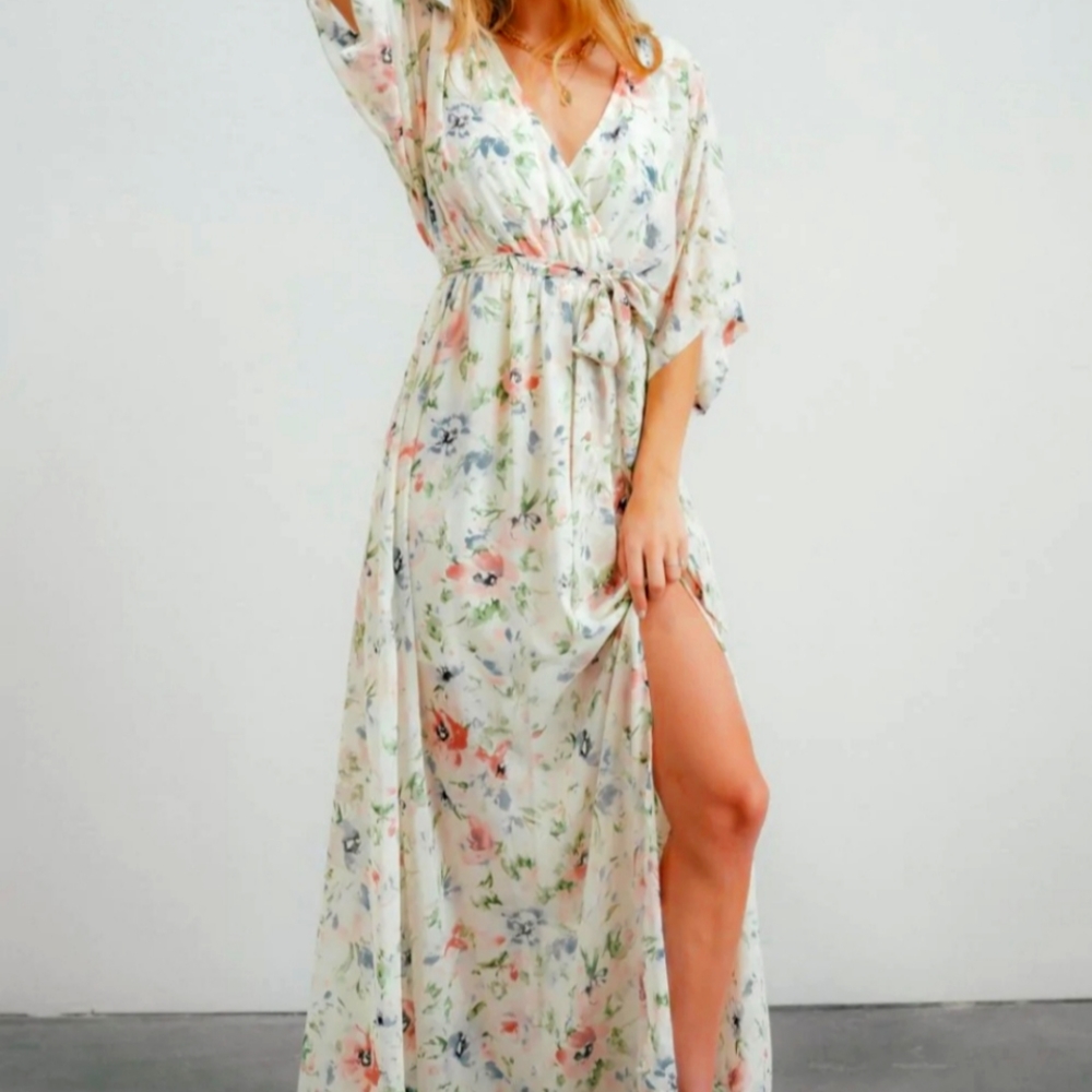 Floral Kimono Dress